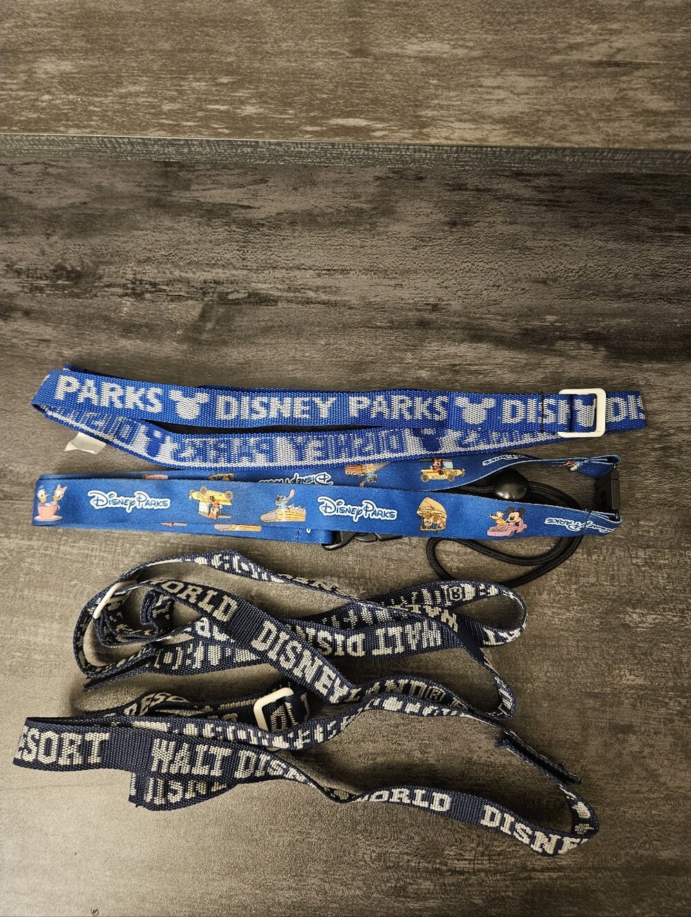 Lot of 4 Authentic Disney World Resort Lanyards